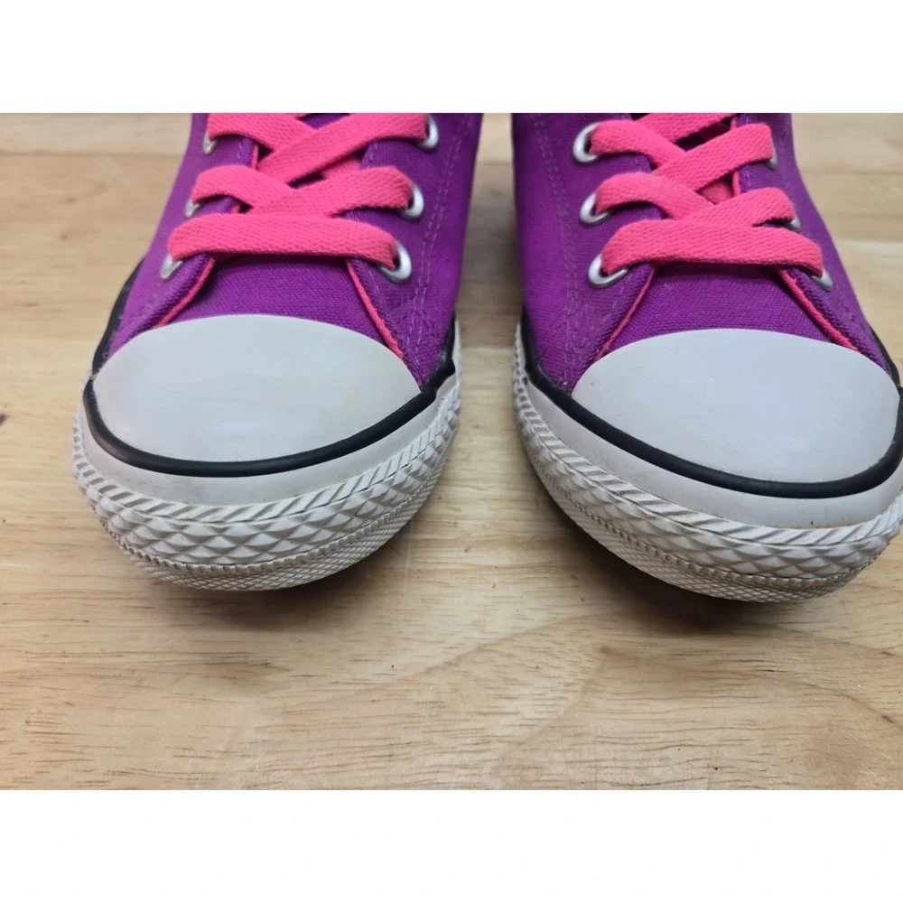 Converse All Star Low Top Sneakers‎ Size Juniors 3 Purple/Pink